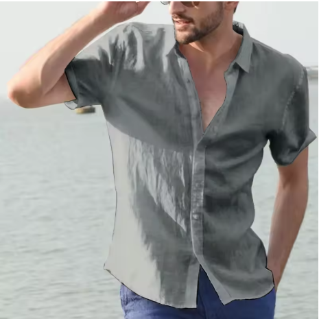 Men's Casual Button-Down Shirt