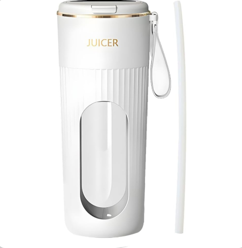 340ml Portable Juicer Juicer Bottle Rechargeable Mini Electric Juicer 1200mAh Juice Extractor 14 Blades for Home Office Travel - Free shipping in the US