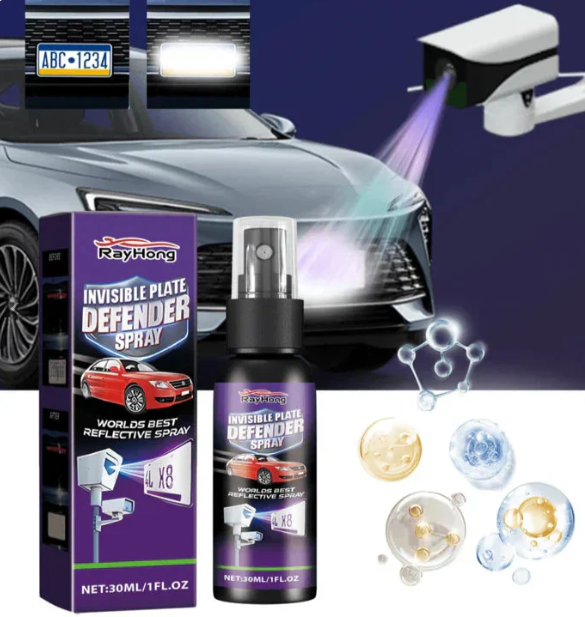 License Plate Reflective Spray