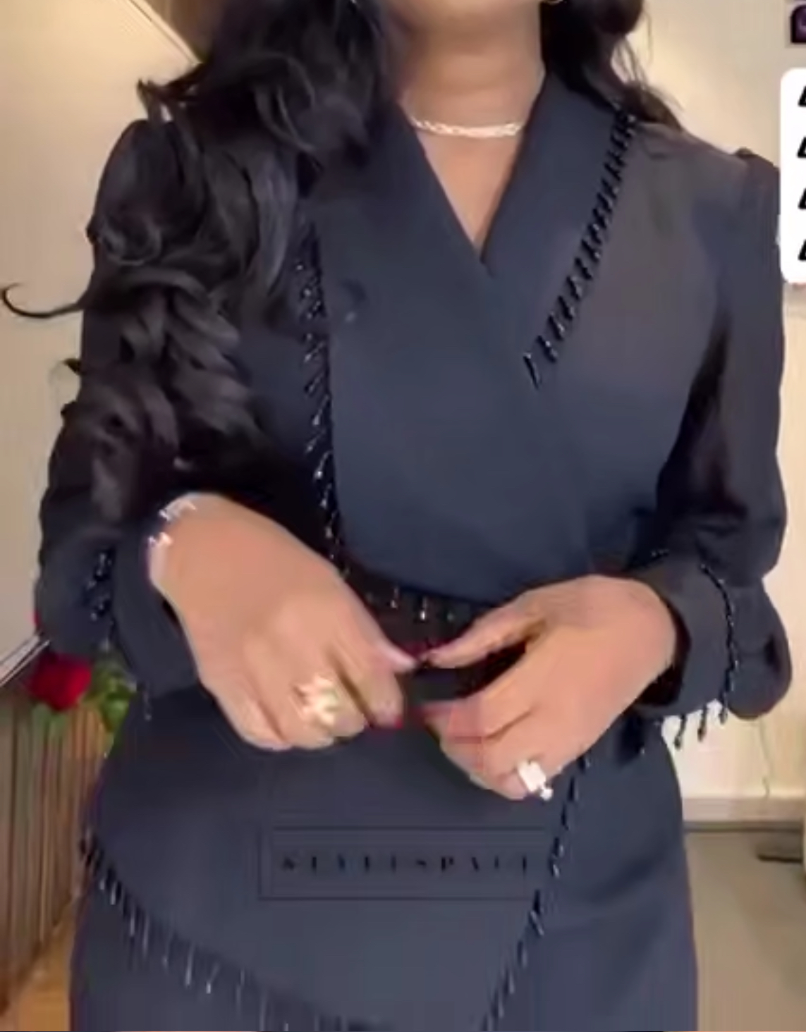 Robe noire élégante