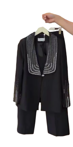 Ensemble noir élégant