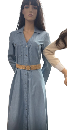 Robe en denim