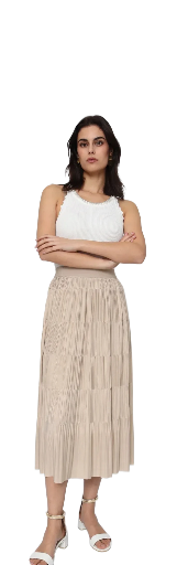 Jupe Plissée beize