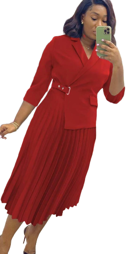 Robe rouge élégante