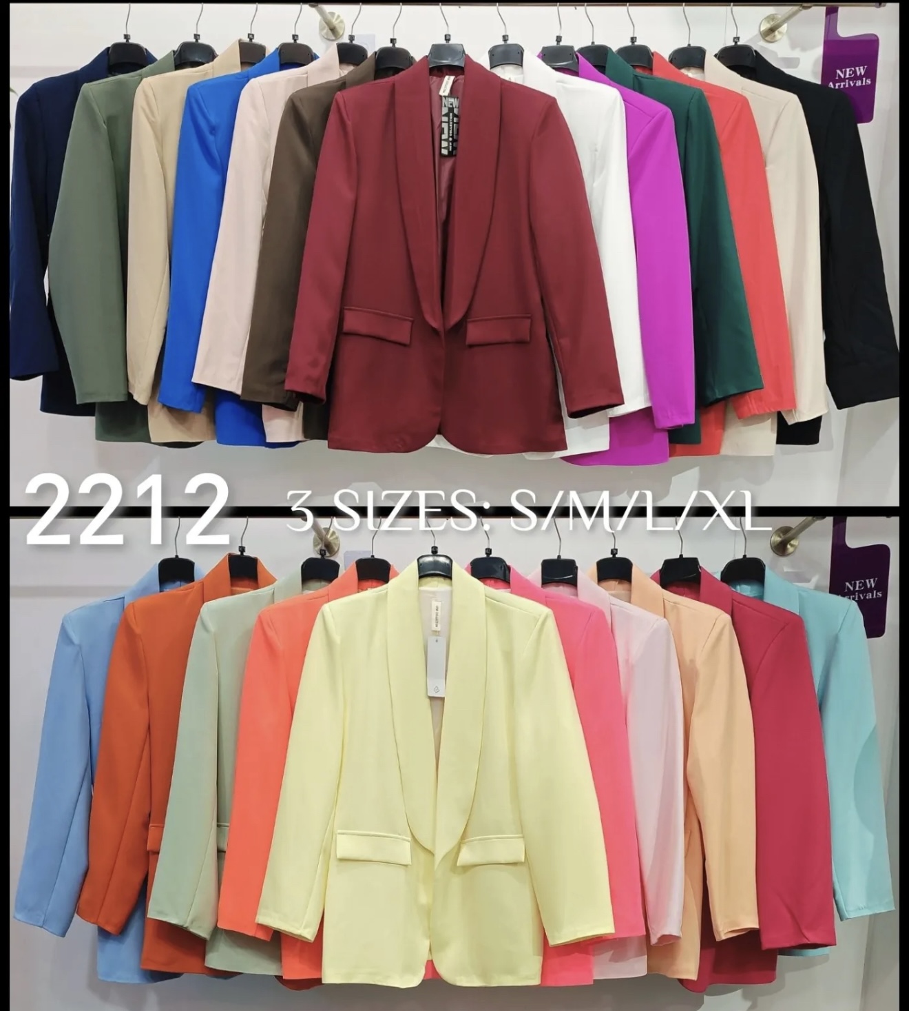 Blazers colorés pour femmes