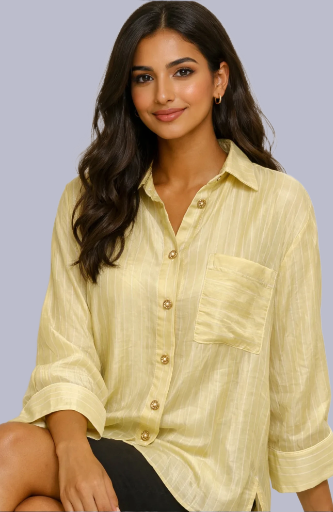 Chemise rayée femme