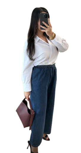 Pantalon en denim pour femme