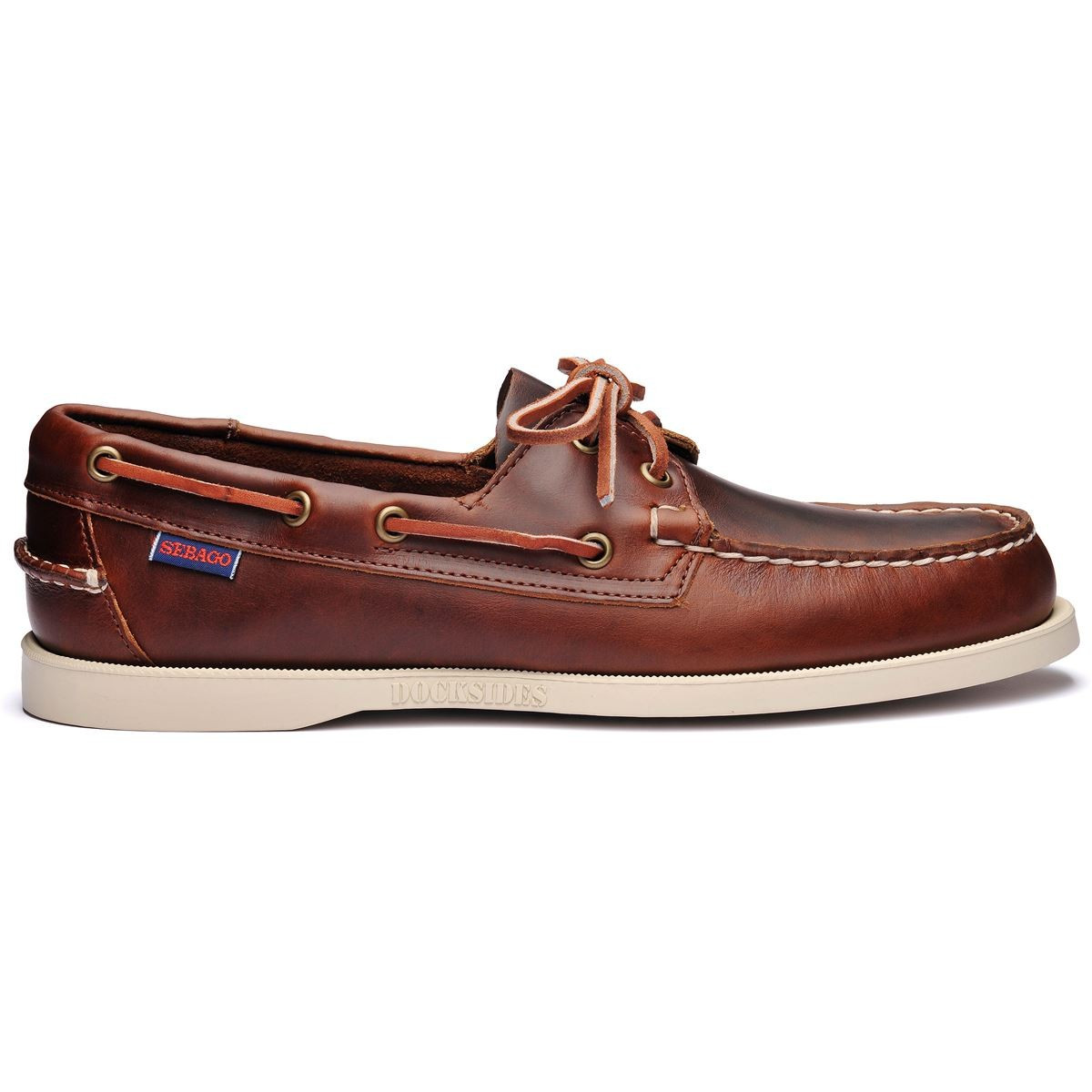 Sebago docksides waxed brown