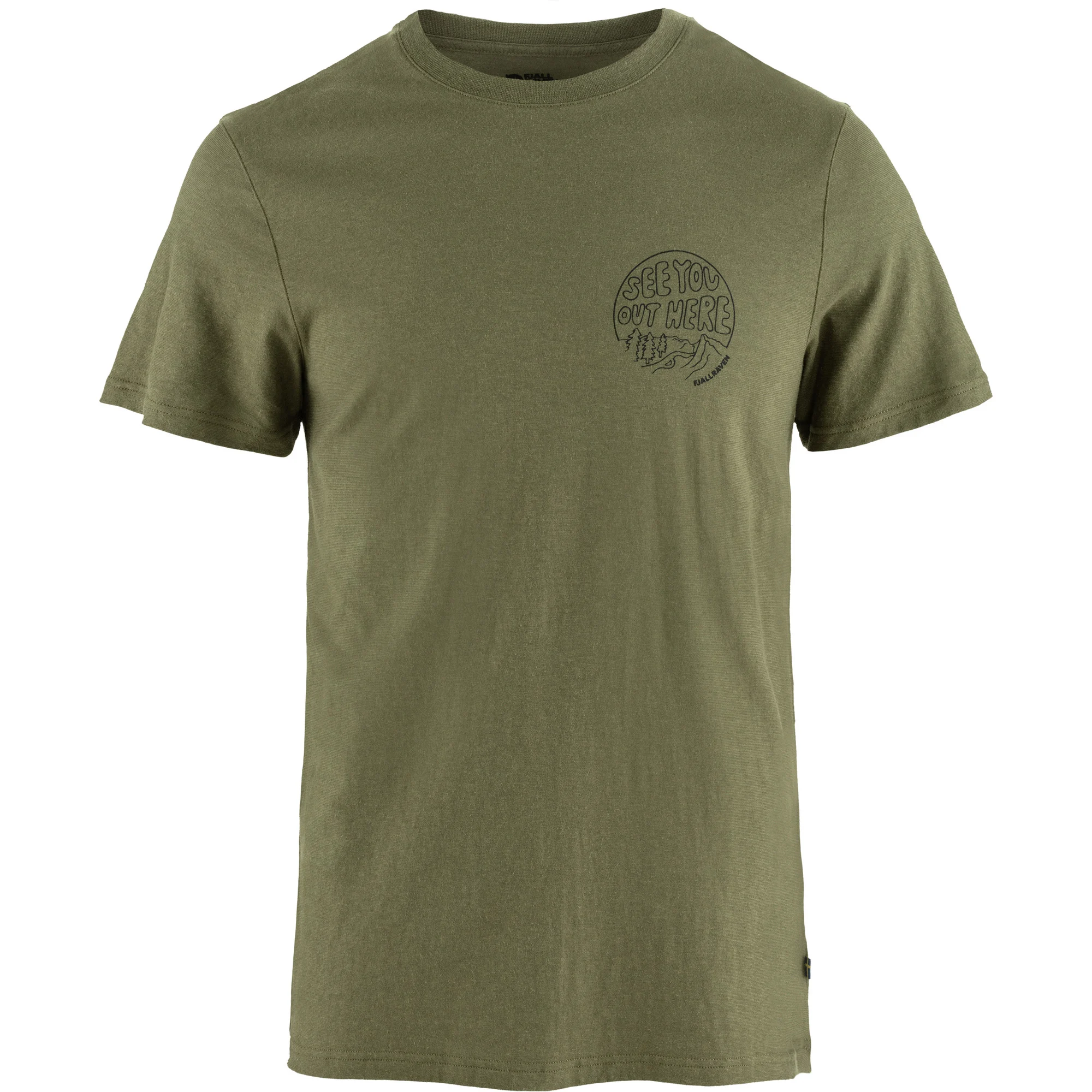 hemp blend out here tee shirt M