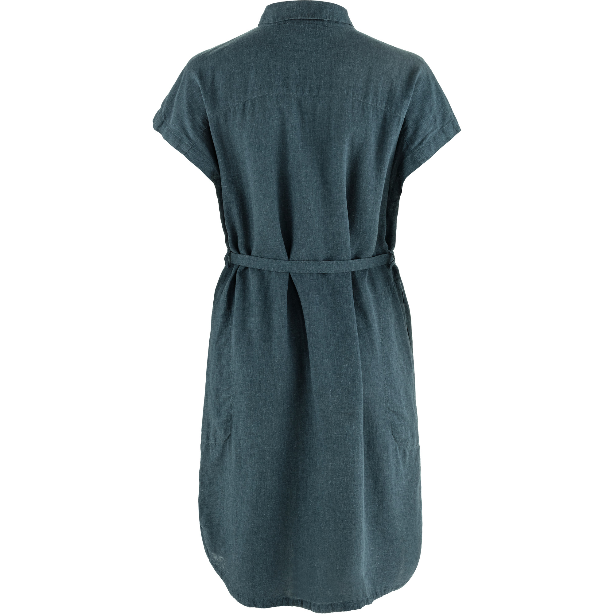 ovik hemp dress mountain blue 