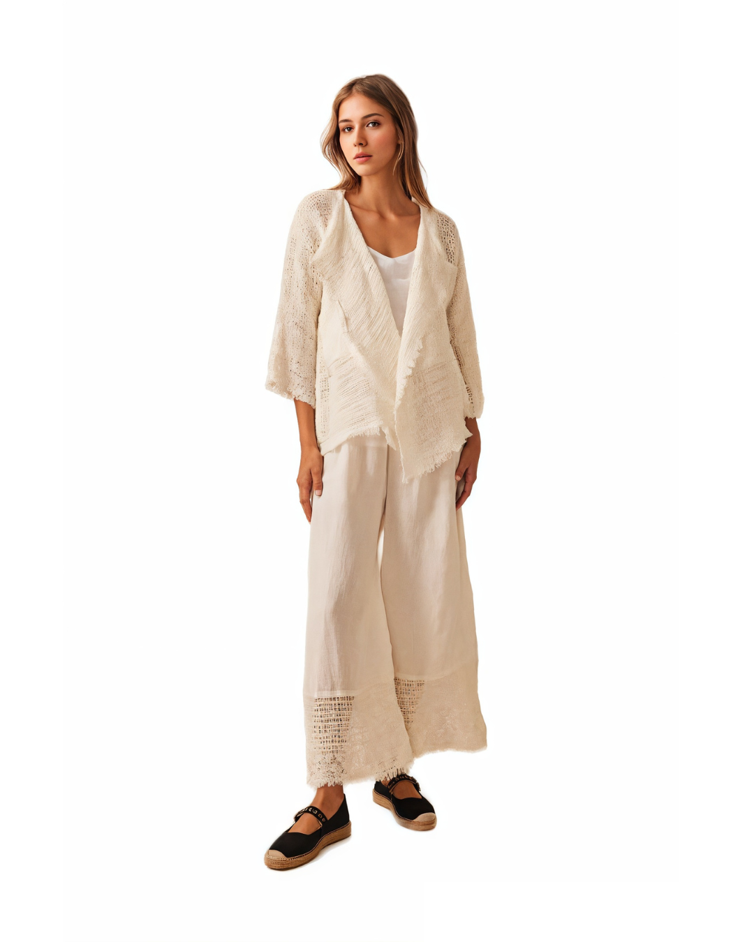 Crusoe Pant- Cestino Panna