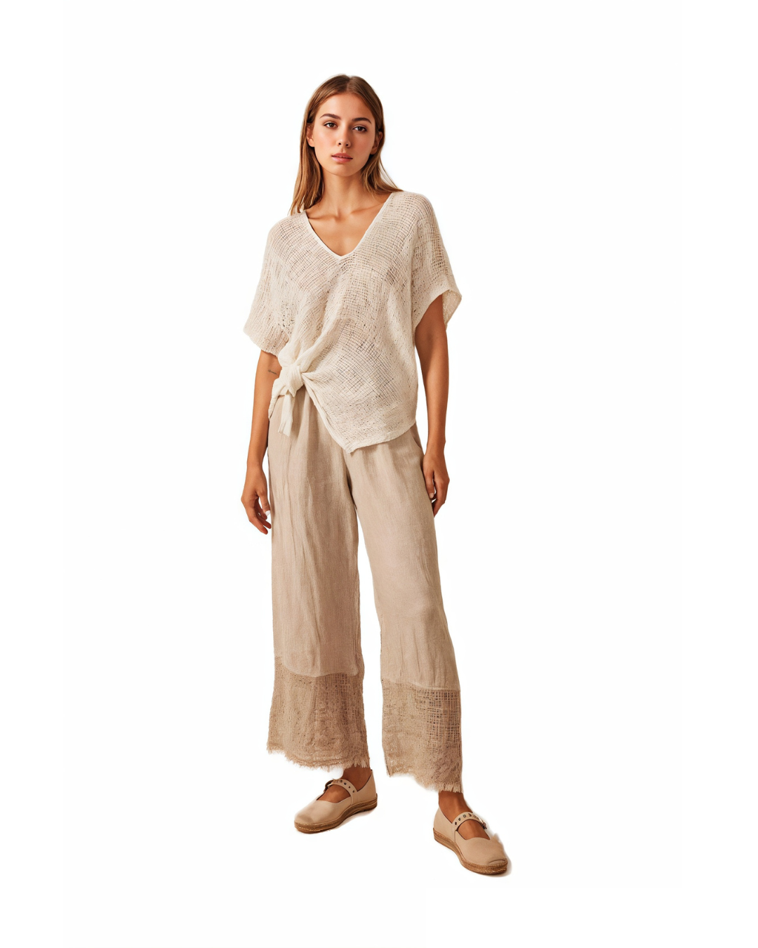 Crusoe Pant- Cestino Natural