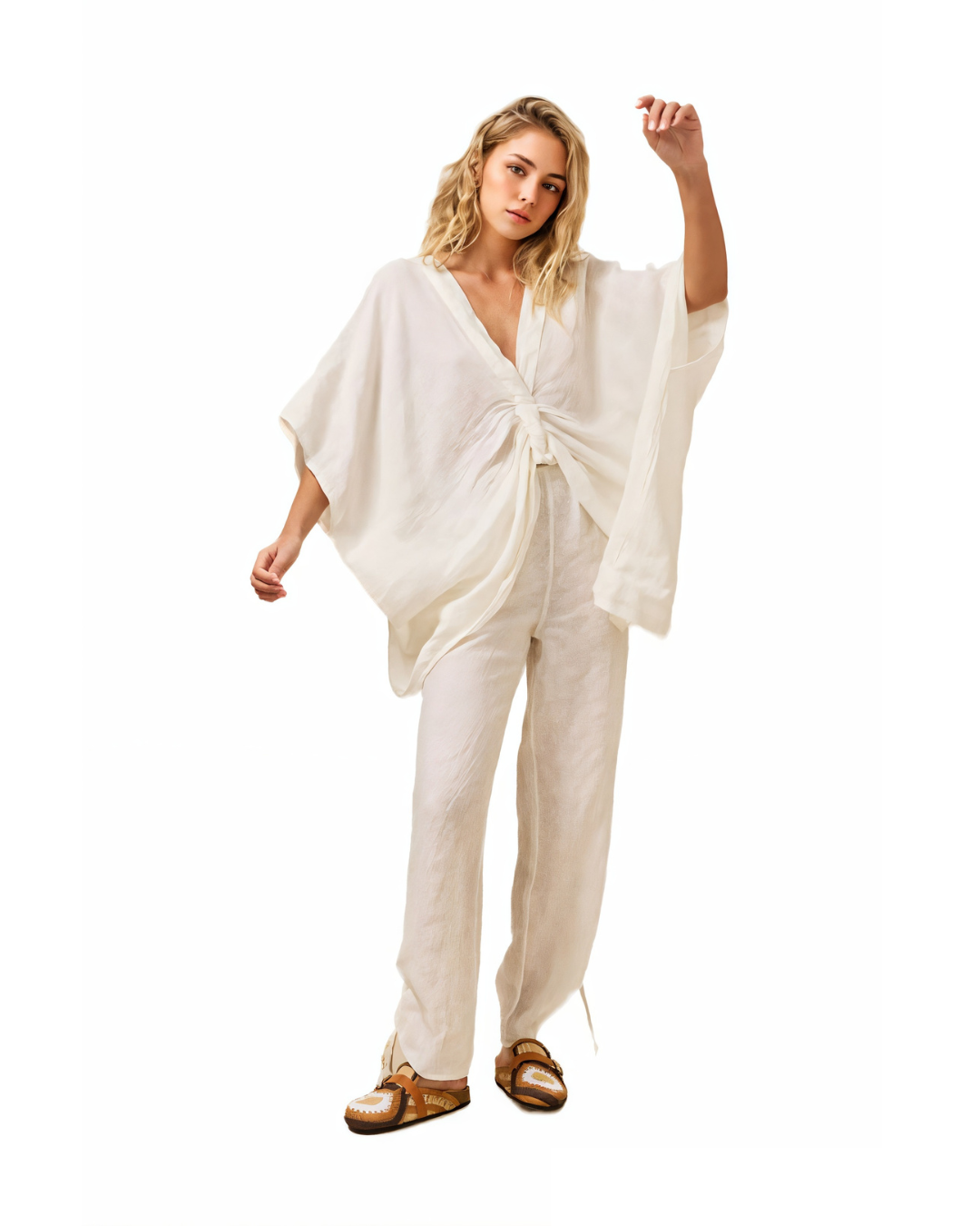 Lacetti Pant - Battista Panna