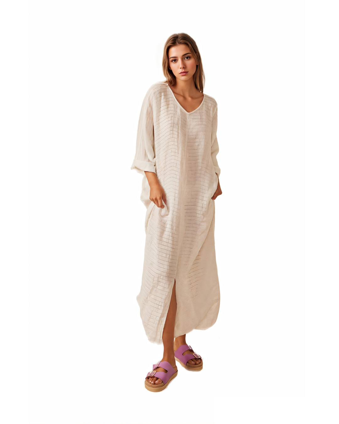 Neve Dress - Pappagallo Panna