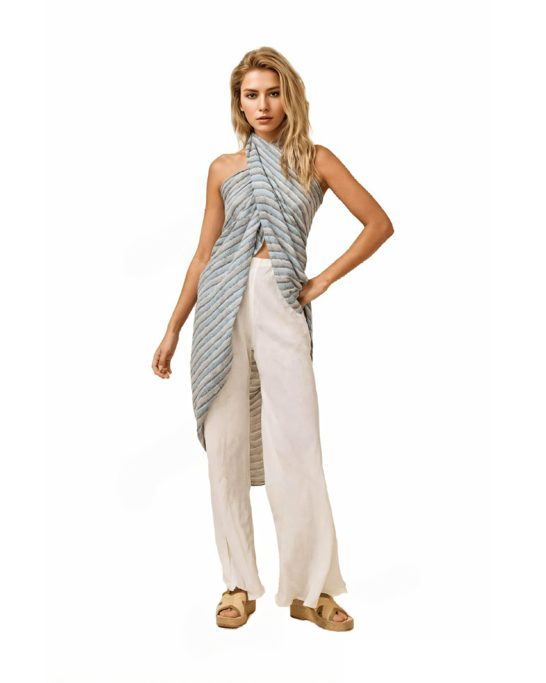 Novo Flare Pant - Brasile Panna