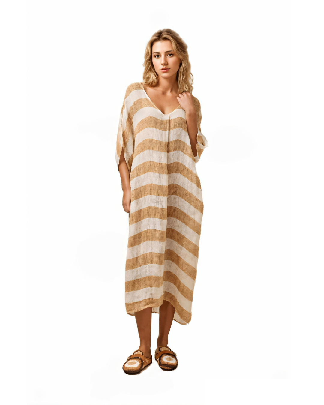 Piaga Dress - Oro Stripe