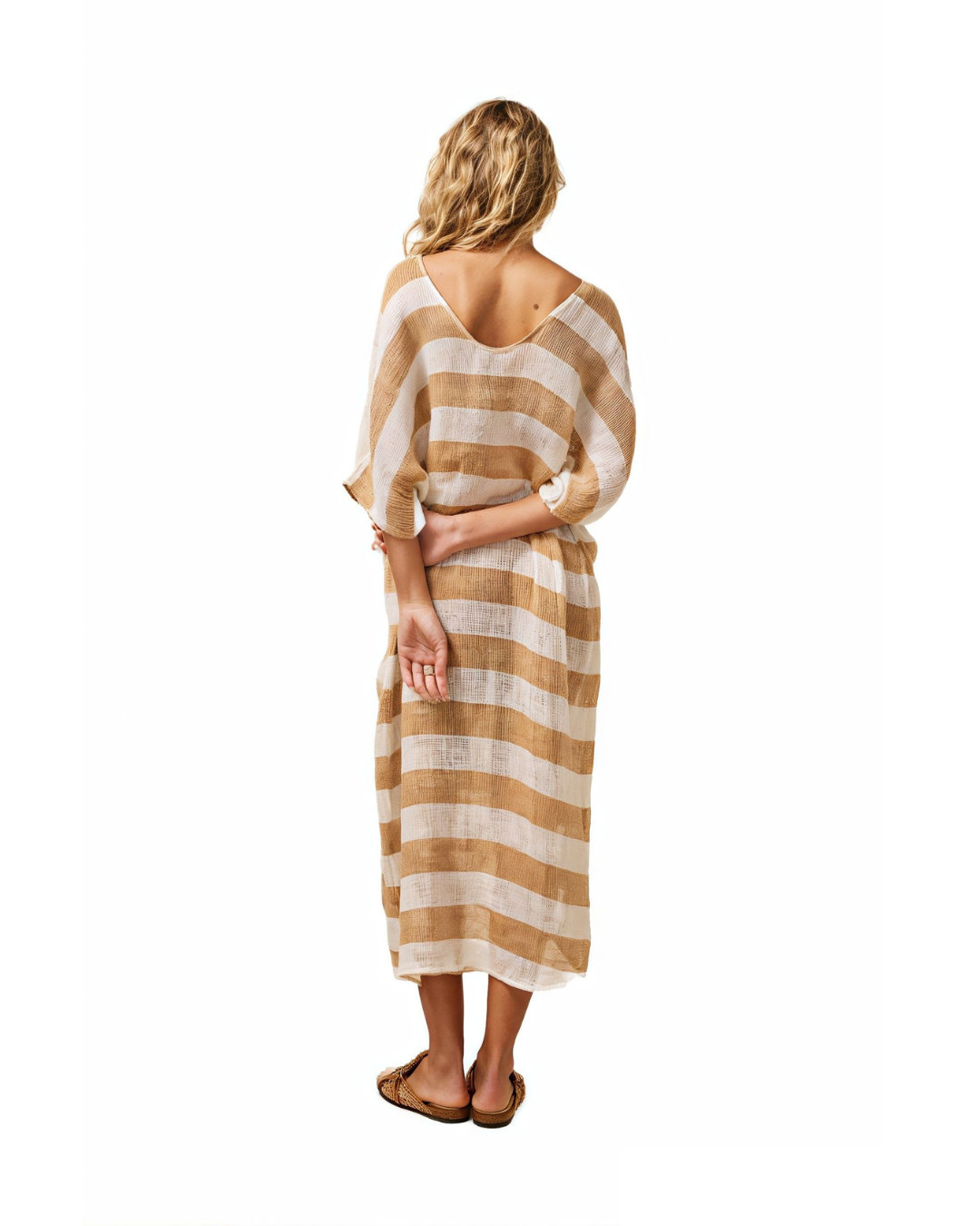 Piaga Dress - Oro Stripe