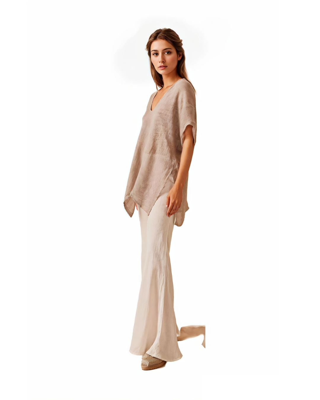 Zaza Top - Rete Taupe
