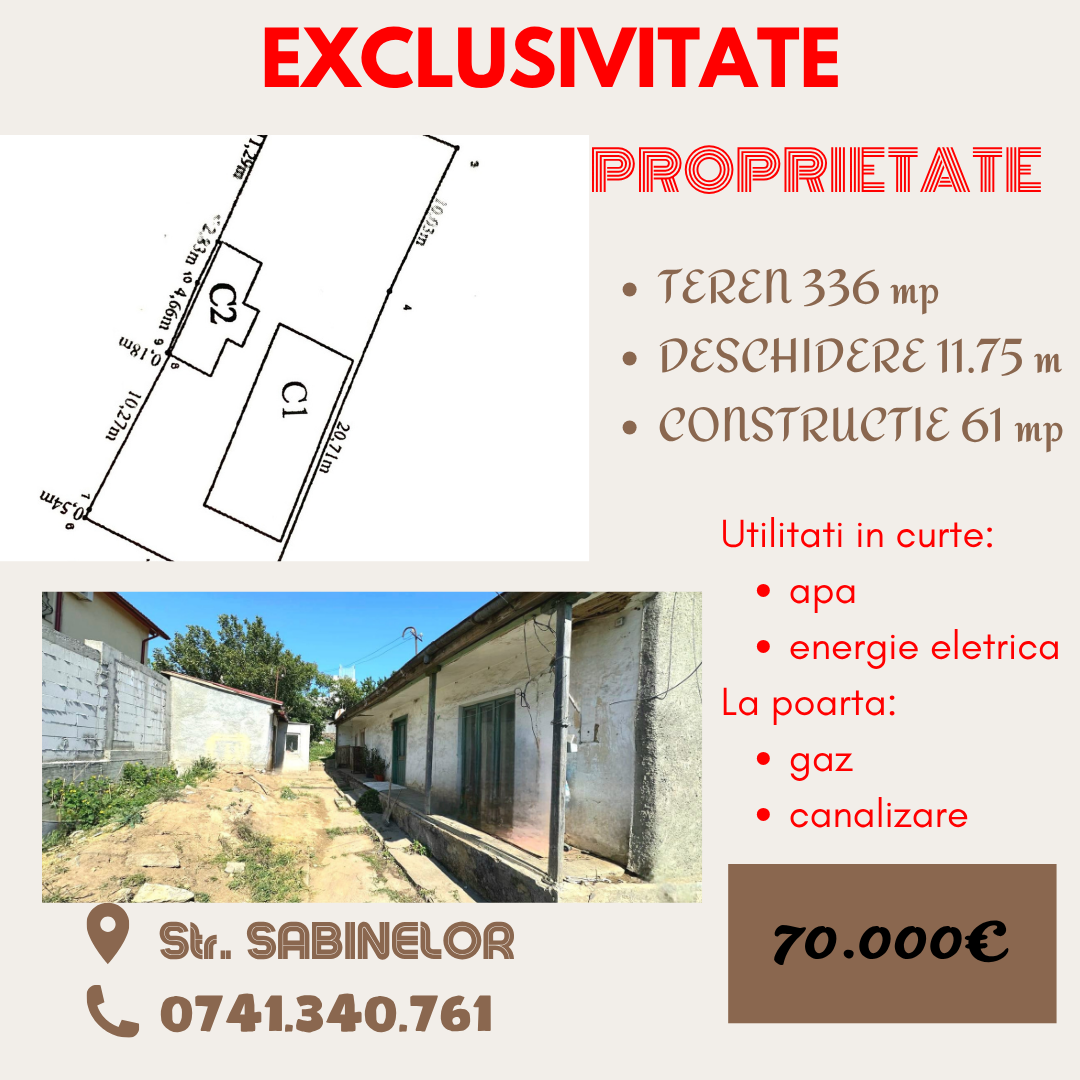 Casa, str. Sabinelor