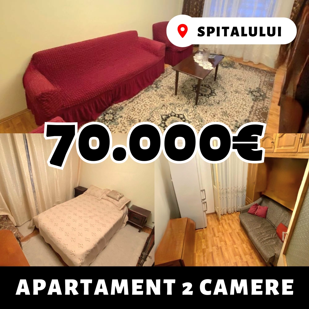 Apartament 2 camere, str. Spitalului