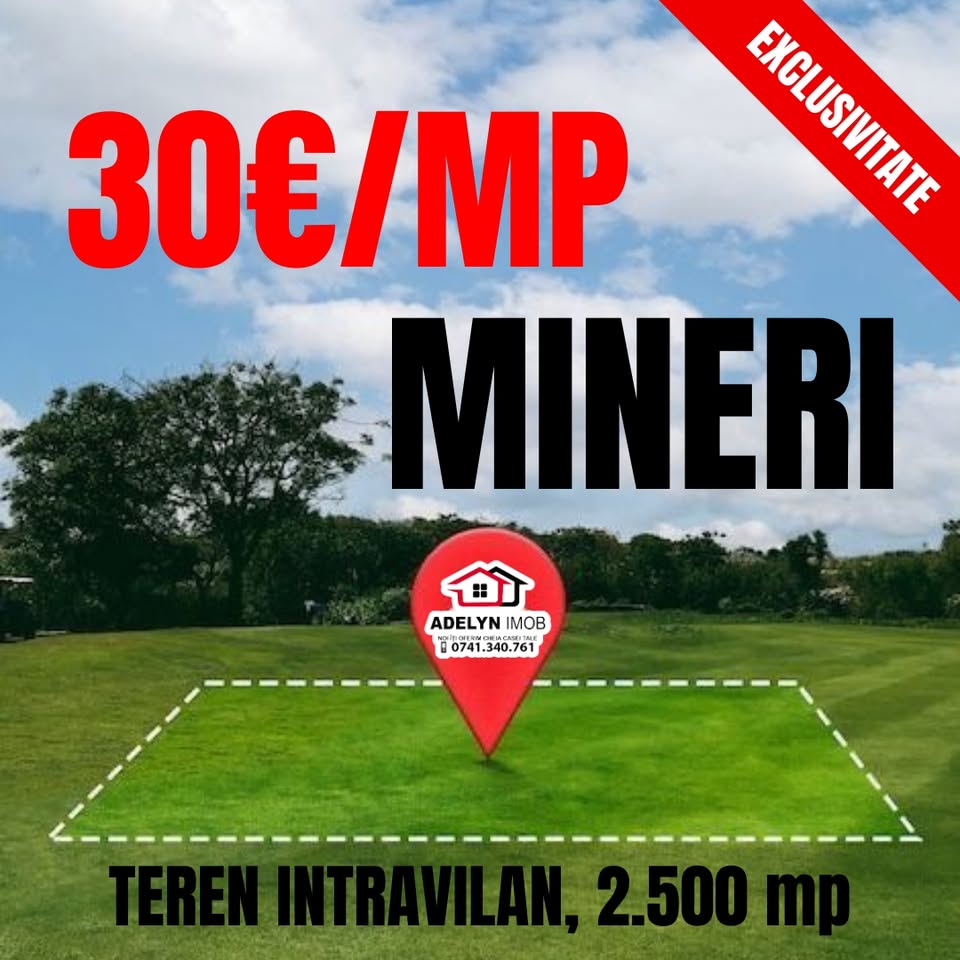 1️⃣0️⃣5️⃣ Loc. Mineri -- teren intravilan