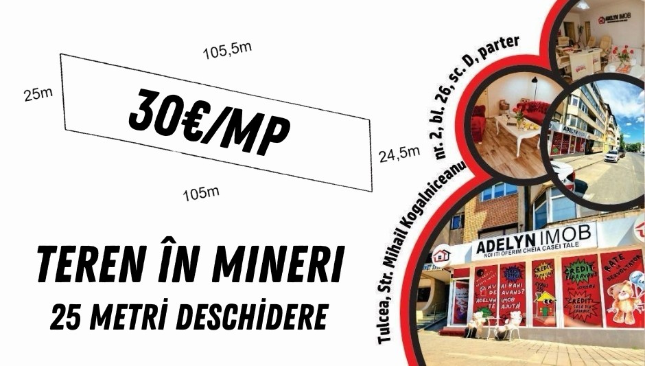 1️⃣0️⃣5️⃣ Loc. Mineri -- teren intravilan