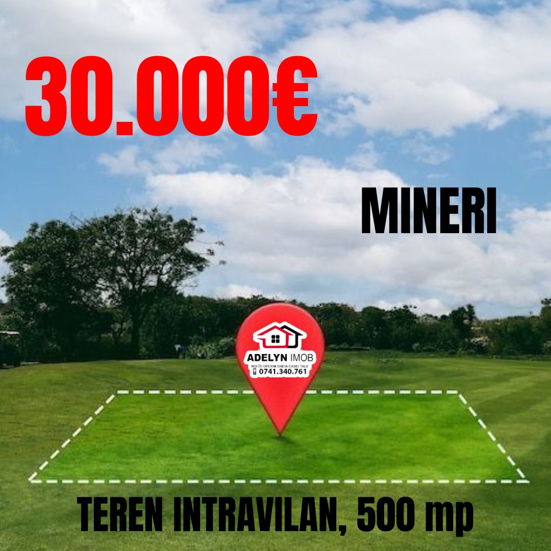 5️⃣8️⃣3️⃣Teren intravilan in loc. Mineri