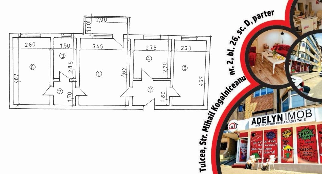 Apartament 3 camere, zona Taxe si Impozite