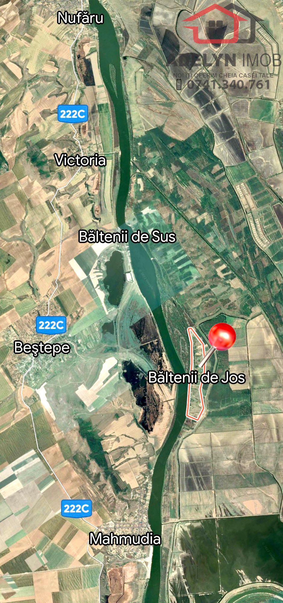 ⛵0️⃣6️⃣5️⃣Teren intravilan in loc. Baltenii de Jos