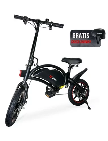 Bicicleta eléctrica DYU D3F Versión Long Range 10Ah