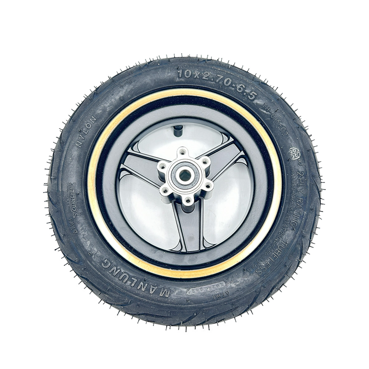 Llanta delantera para Smartgyro Azul/amarillo (Neumático incluido)