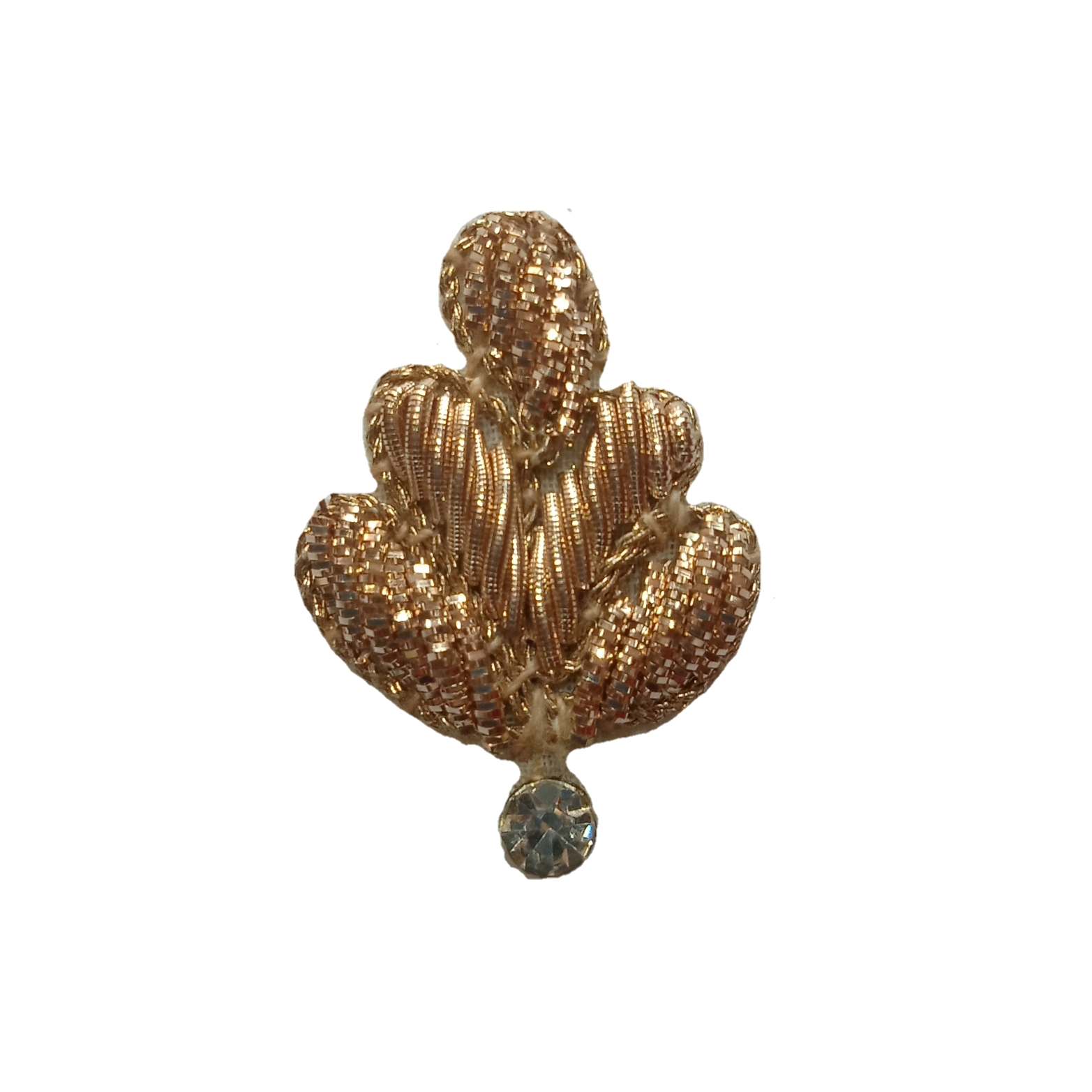 hand embroidery zardosi work applique patch for designing crafting jewelry making neck sew 