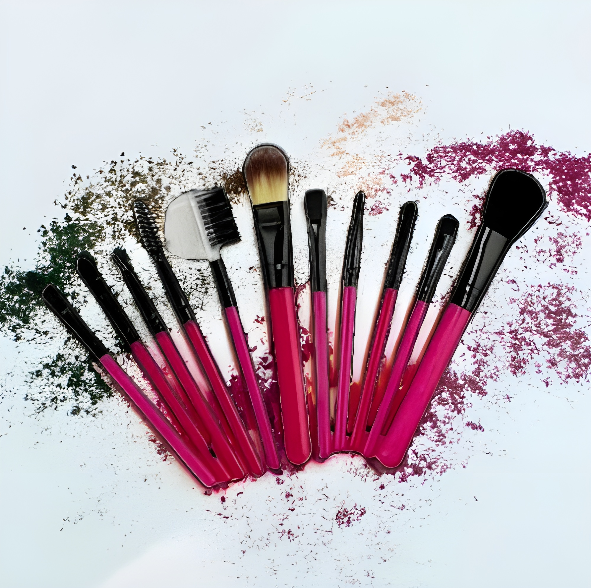 12 PCS Makeup Brush Set box