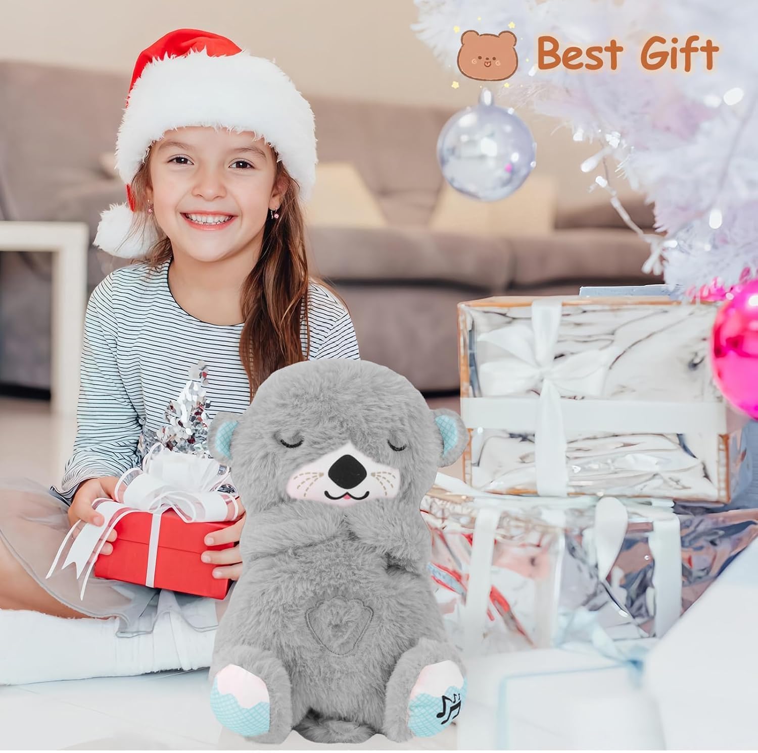 Breathing Teddy Bear soft toy