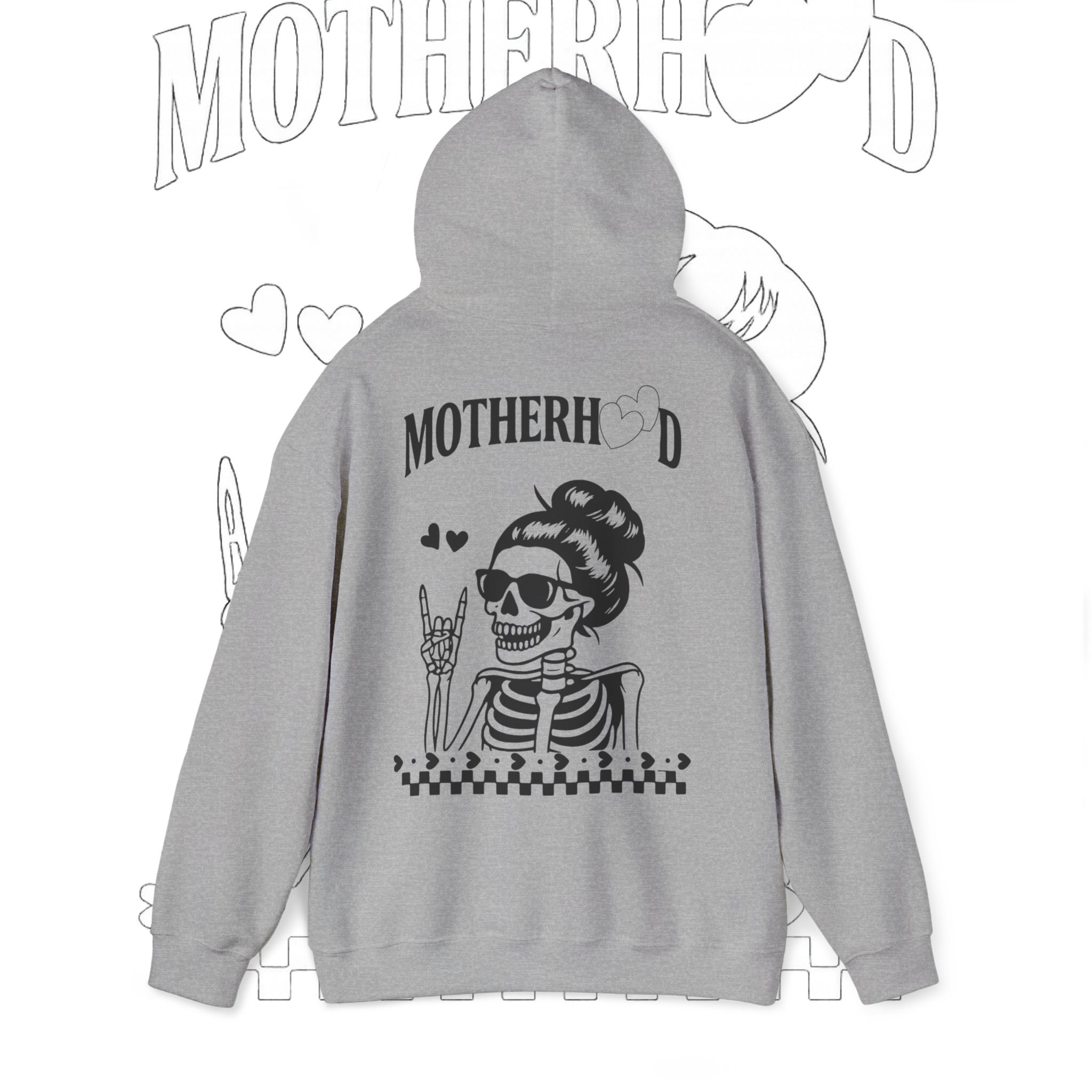 Motherhood Skeleton Hand Hoodie