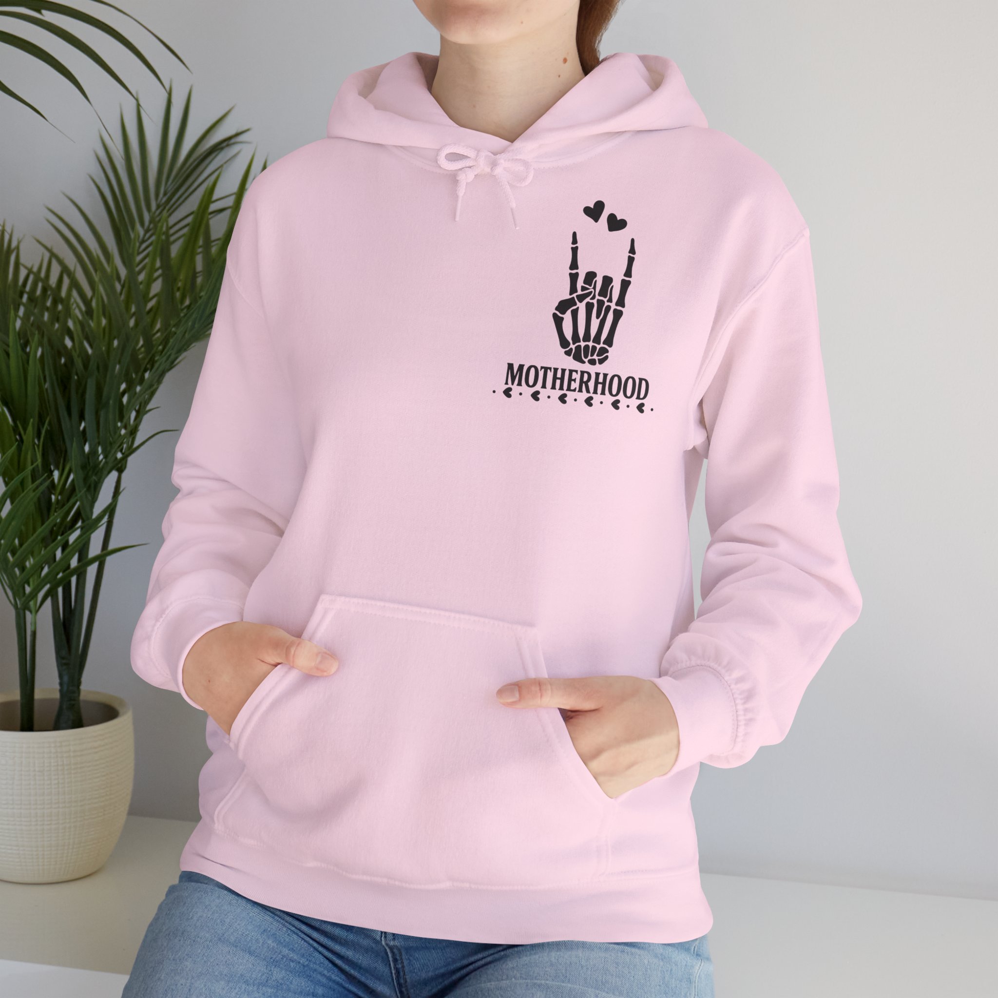 Motherhood Skeleton Hand Hoodie