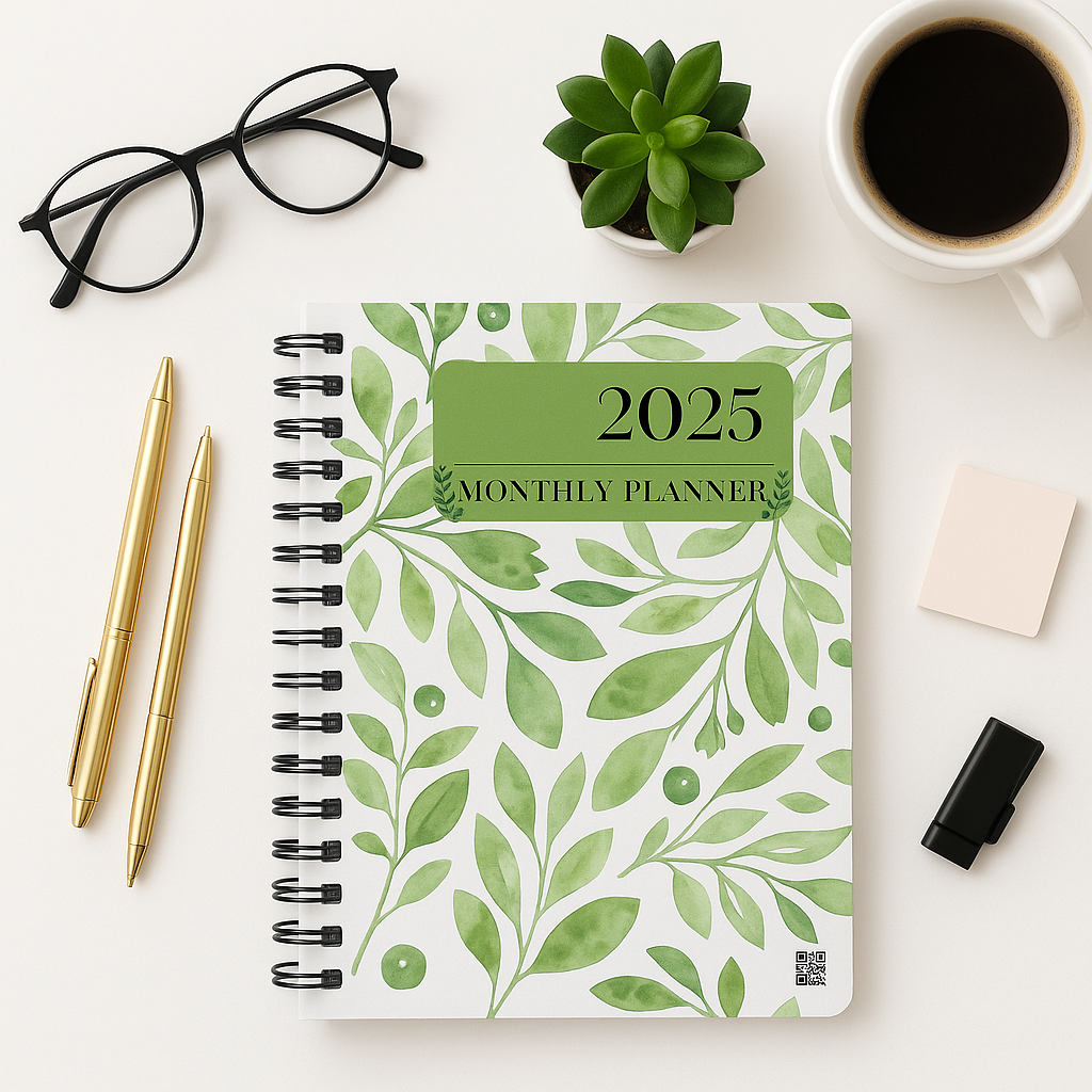 2025 Monthly Planner/Notebook