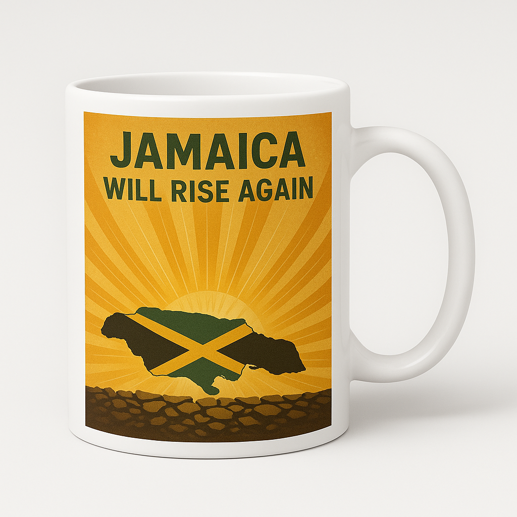 Jamaica Souvenir Mug/Jamaica Will Rise Again | Accent Coffee Mug (11, 15oz)