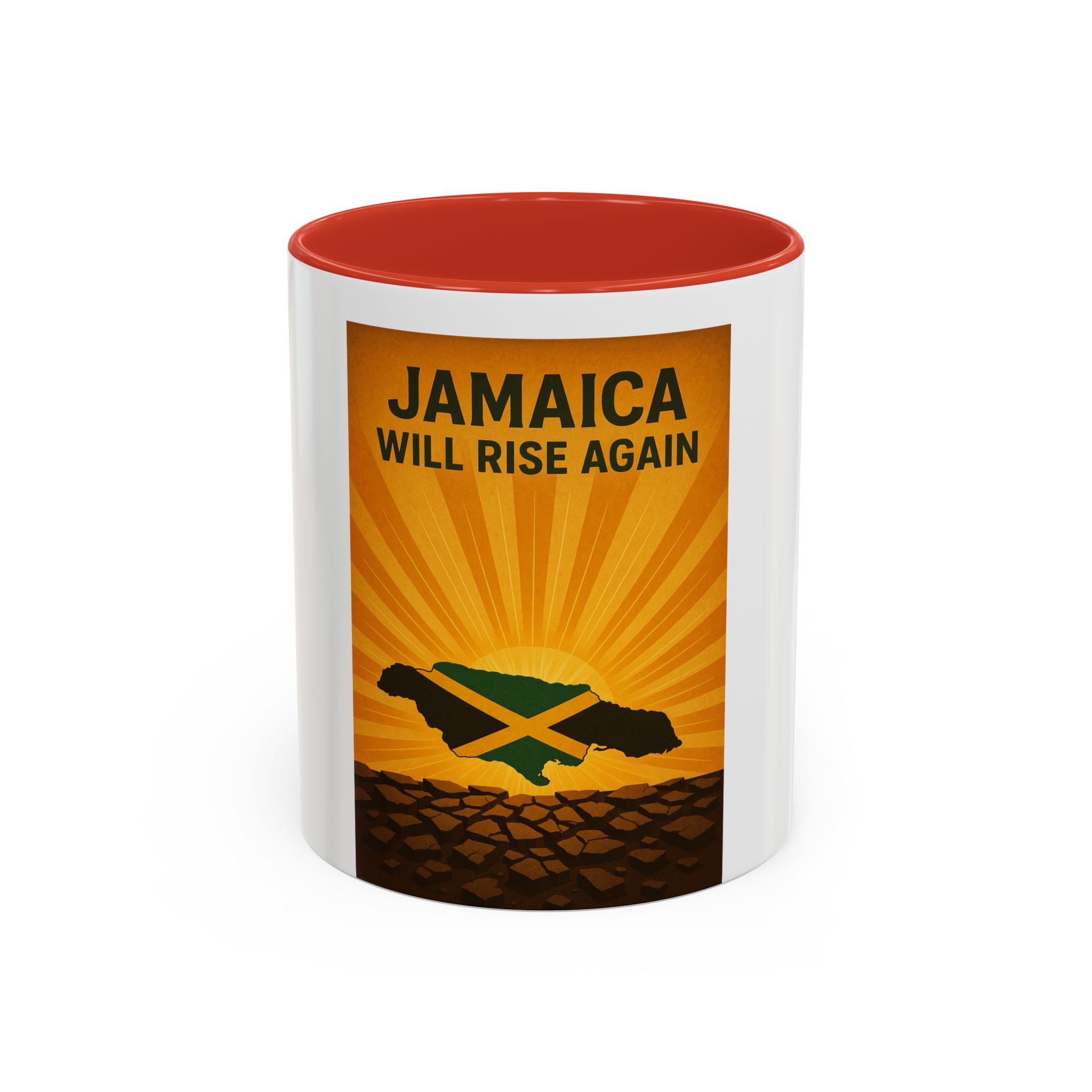 Jamaica Souvenir Mug/Jamaica Will Rise Again | Accent Coffee Mug (11, 15oz)