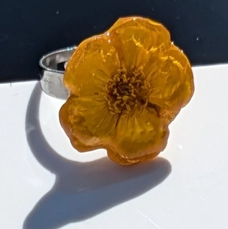 Bague bohème Bouton d'Or