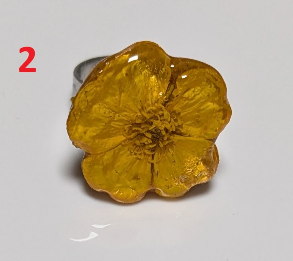 Bague bohème Bouton d'Or