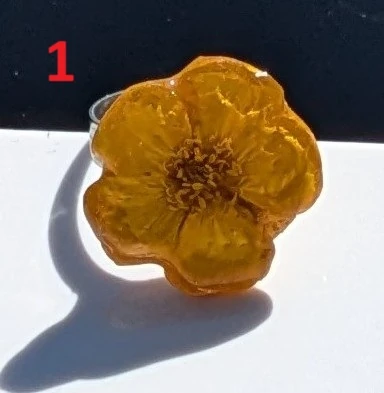 Bague bohème Bouton d'Or