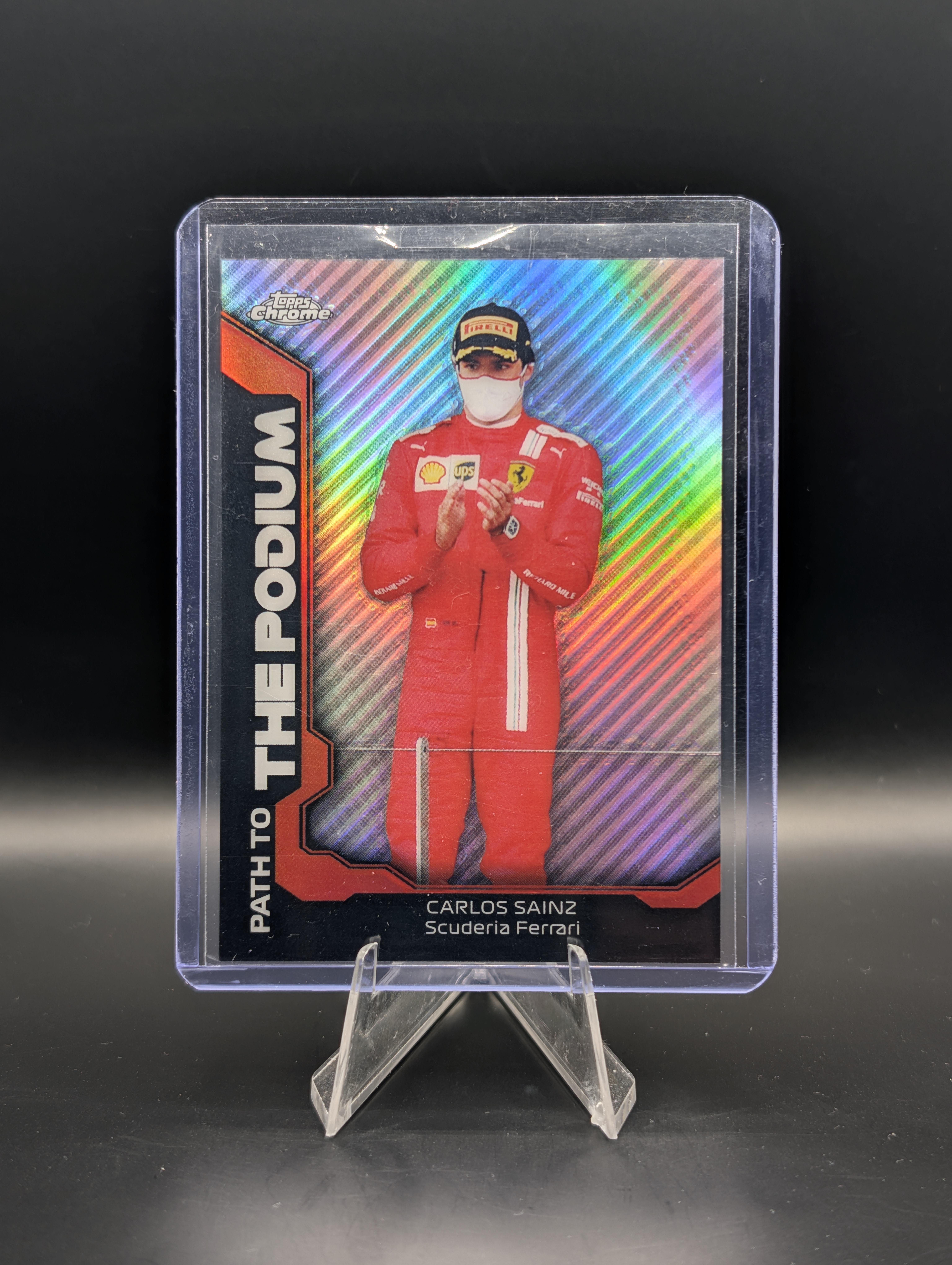 2021 Chrome Carlos Sainz PTP-CS