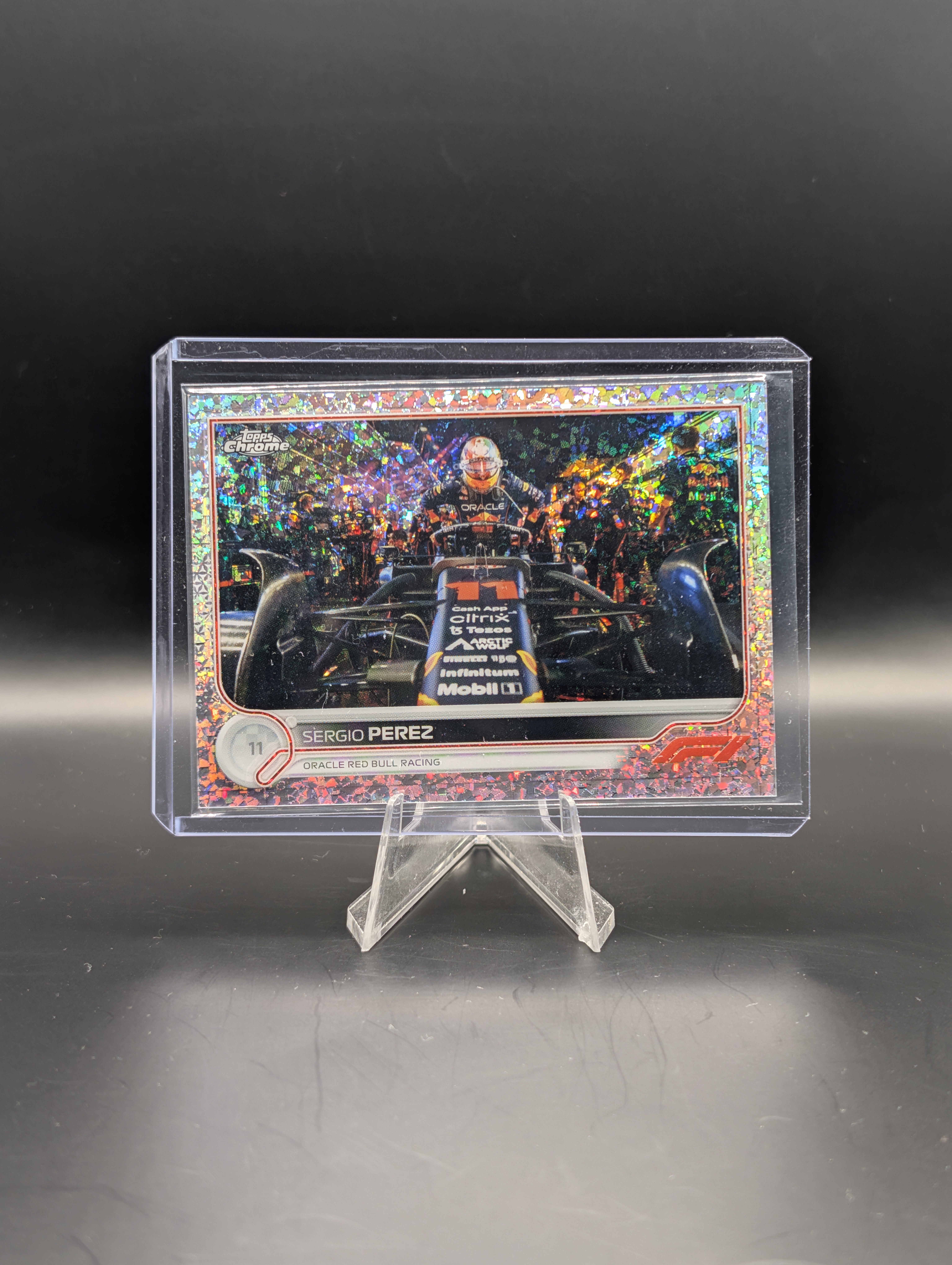 2022 Chrome Sergio Perez / Max Verstappen #23 & #196