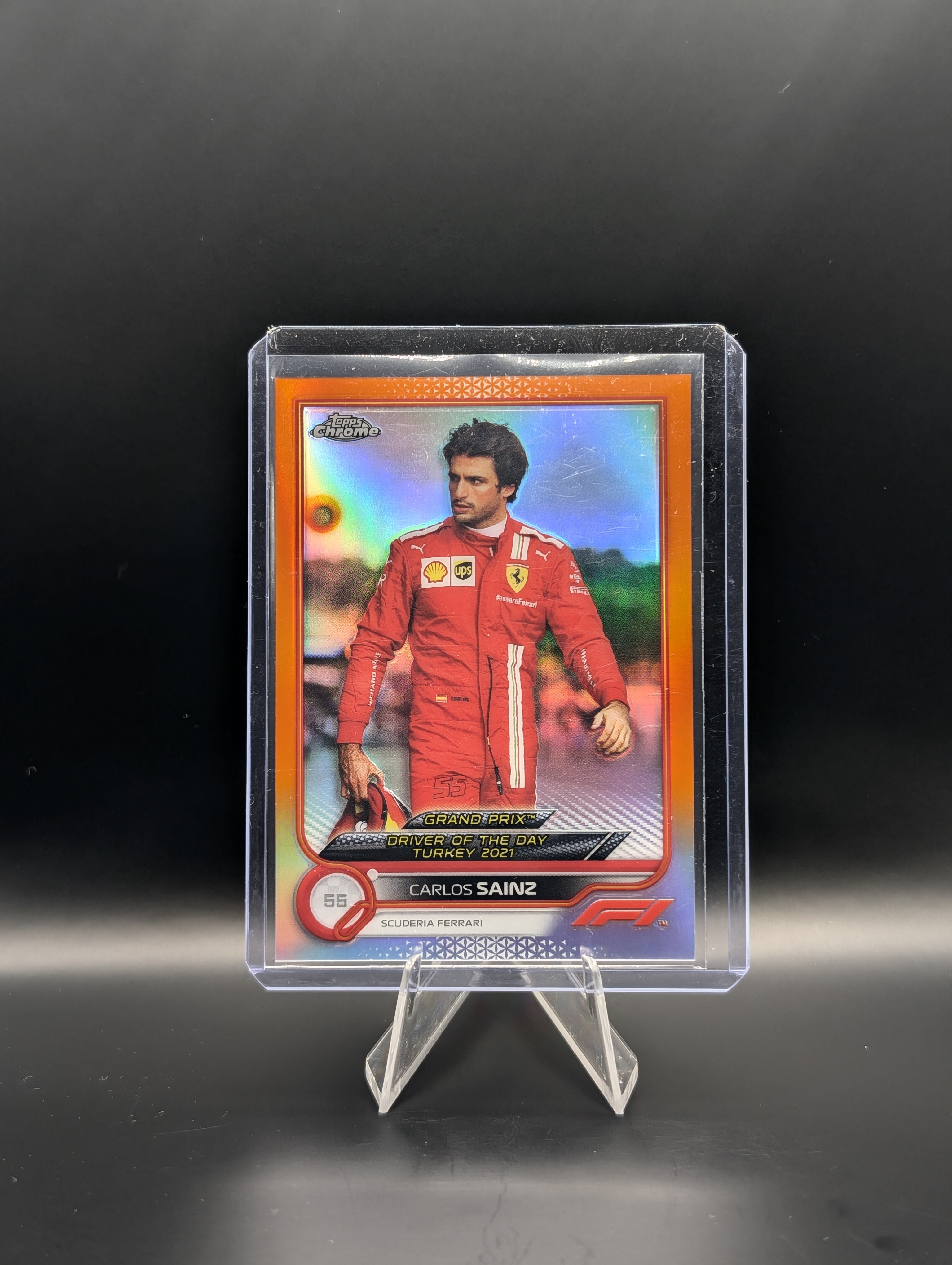 2022 Chrome Carlos Sainz #187