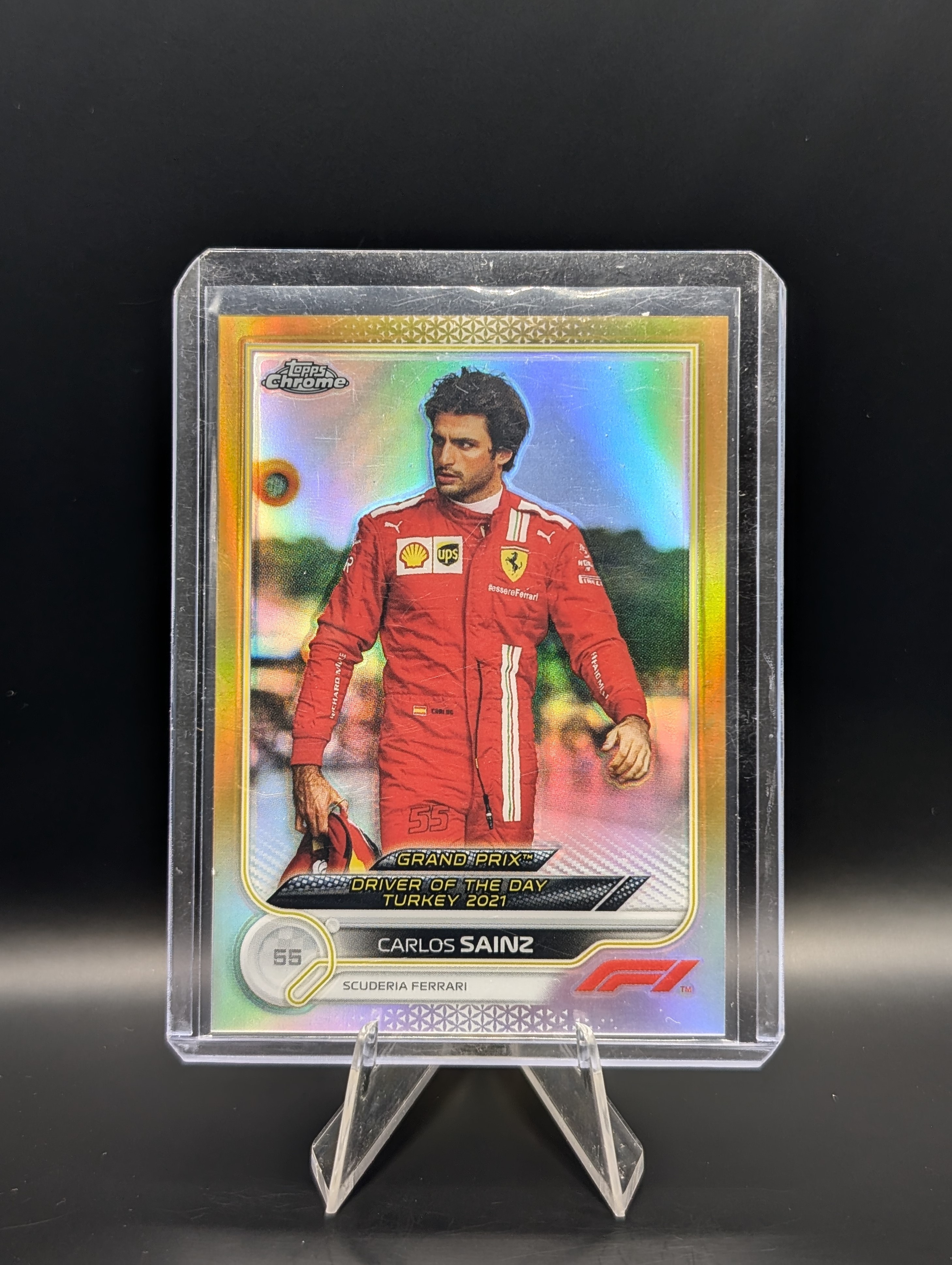2022 Chrome Carlos Sainz #187