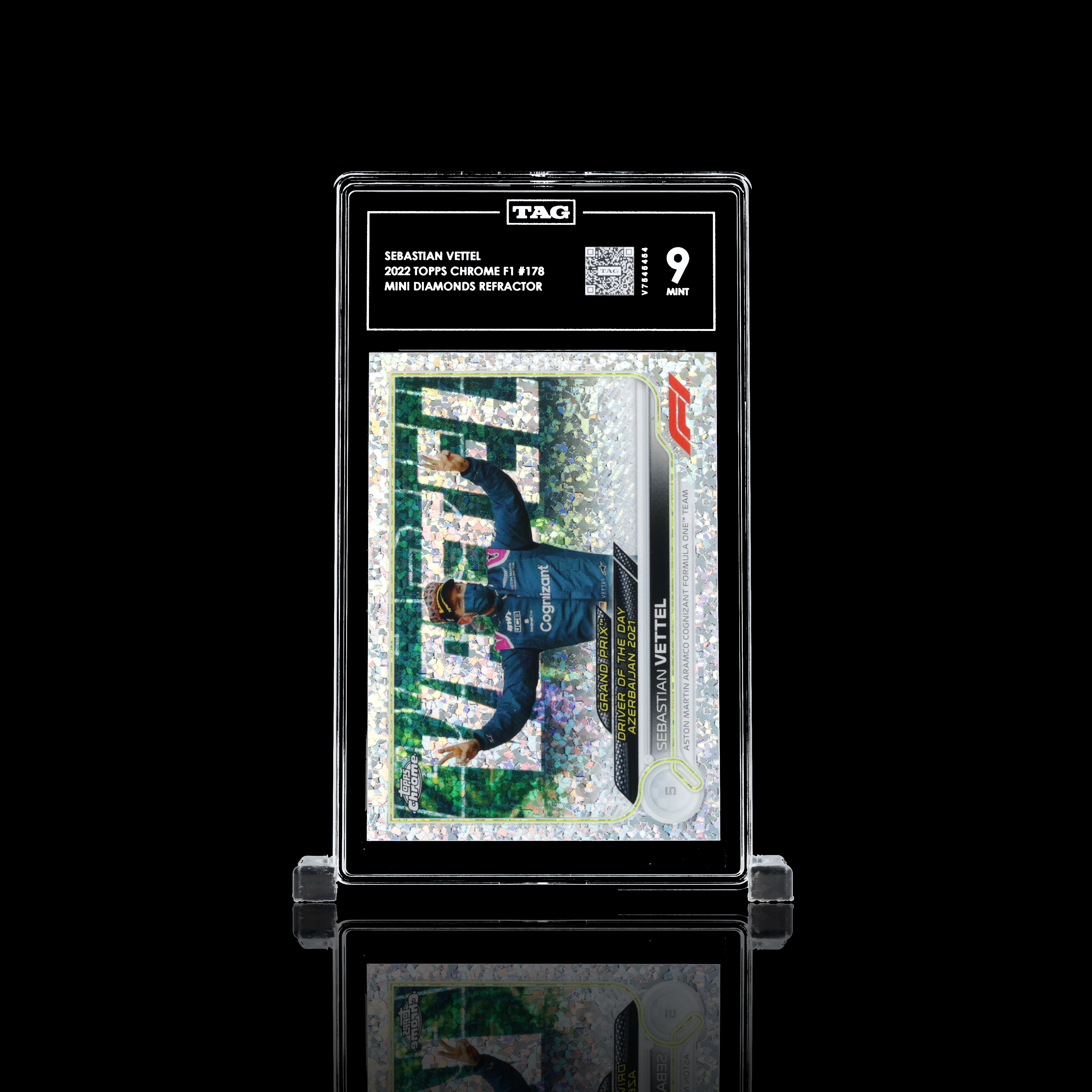 2022 Chrome Sebastian Vettel #178