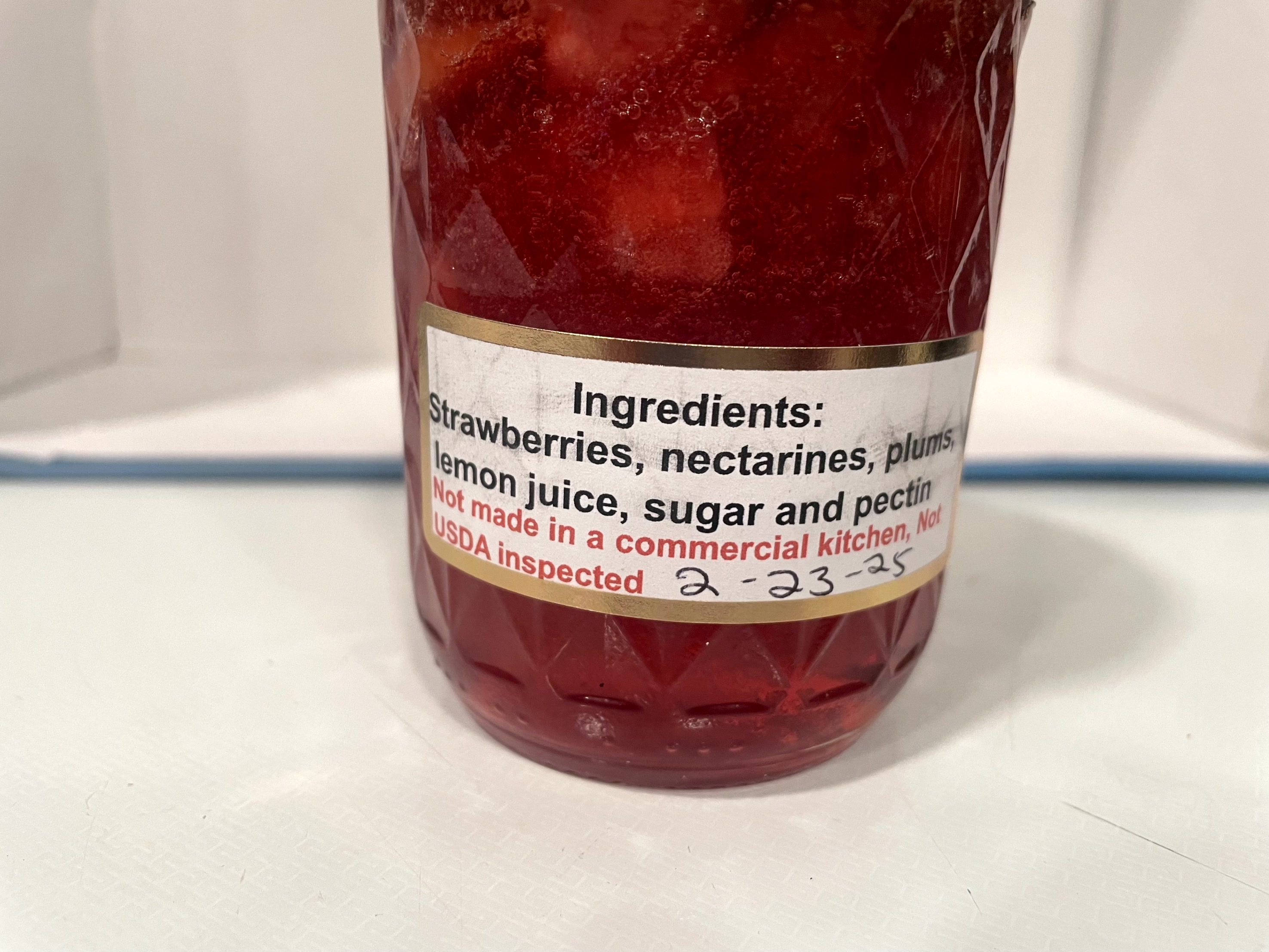 Strawberry, Plum, Nectarine Jam