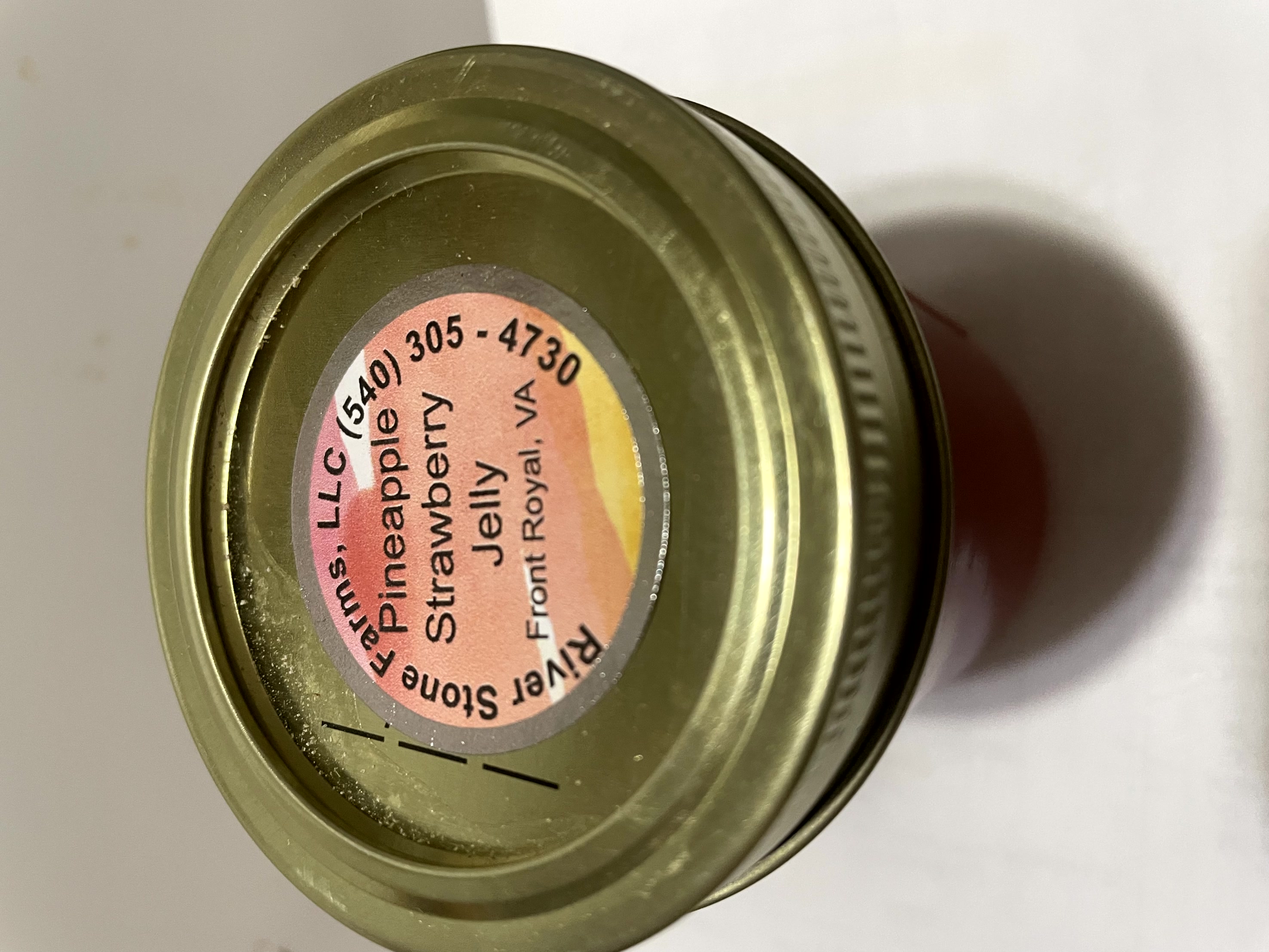 Pineapple strawberry jelly