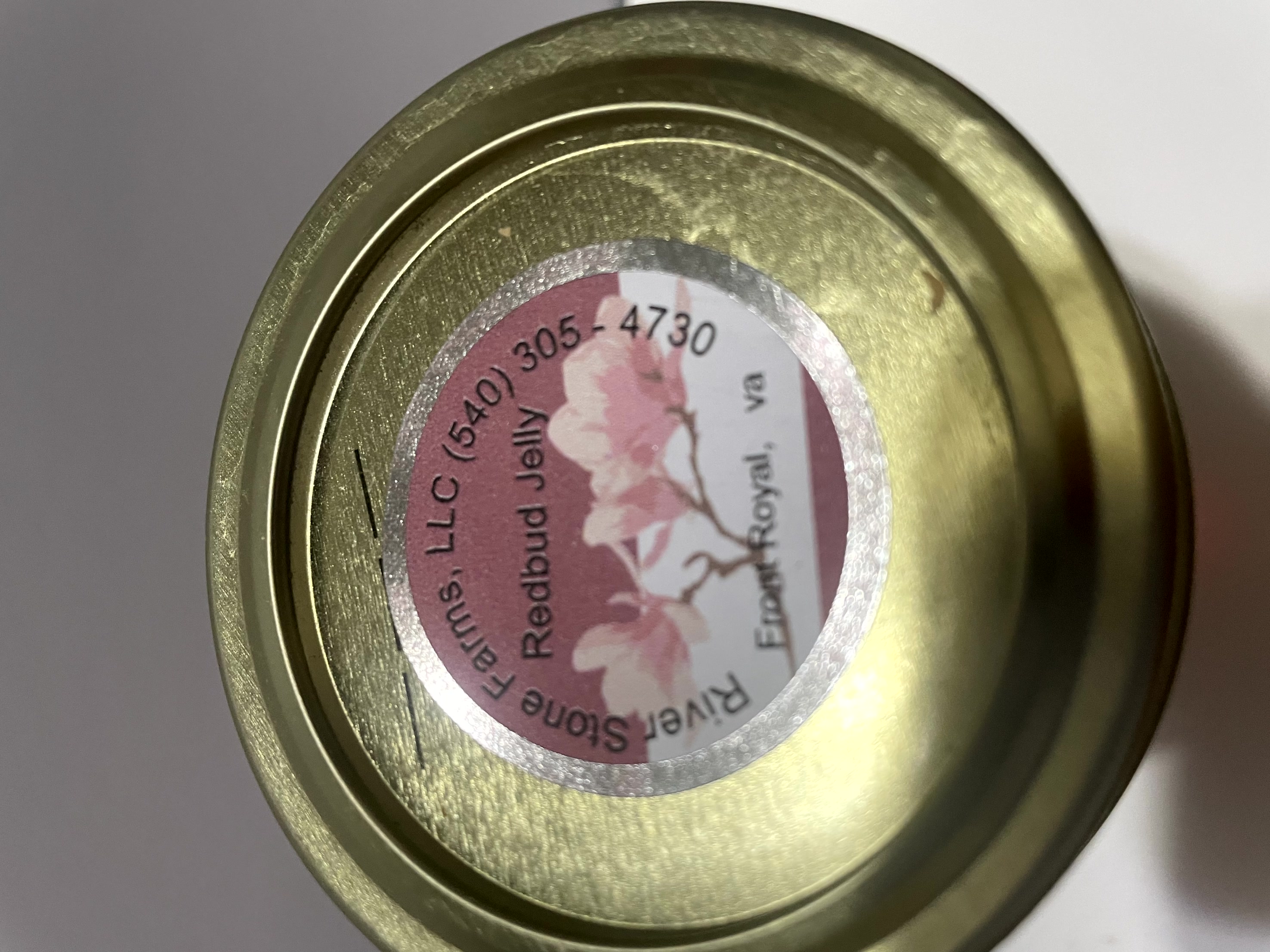 River Stone Farms Redbud Jelly